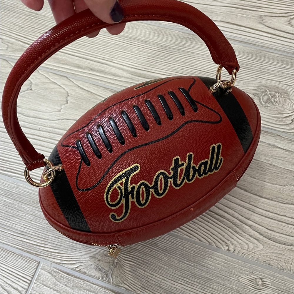 Football Shaped Handbag